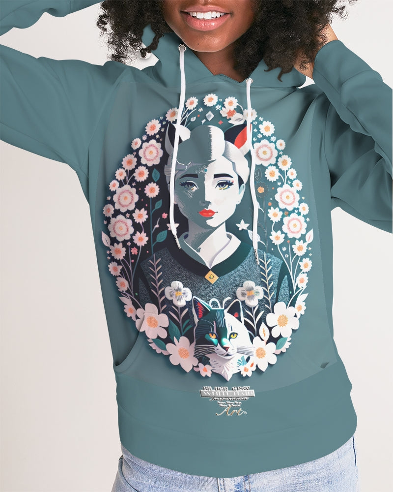 Silverfox flower Women's Hoodie