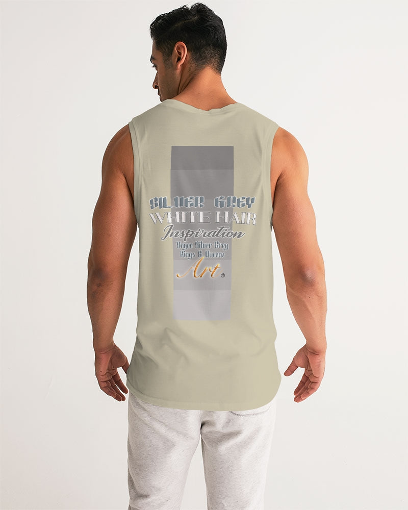 Black gentleman Silverfox Men's Sports Tank