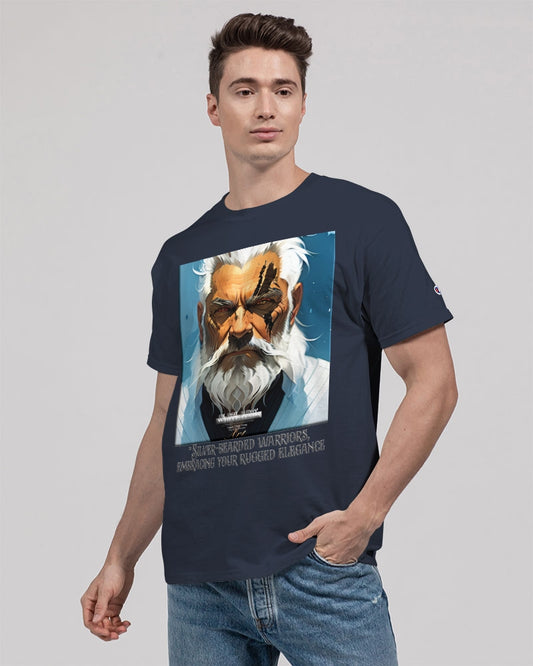 Silver bearded warrior Unisex Tee | Champion