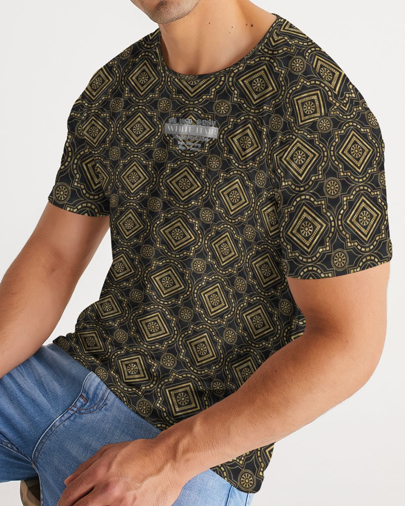 Brown Diamond pattern Men's Tee