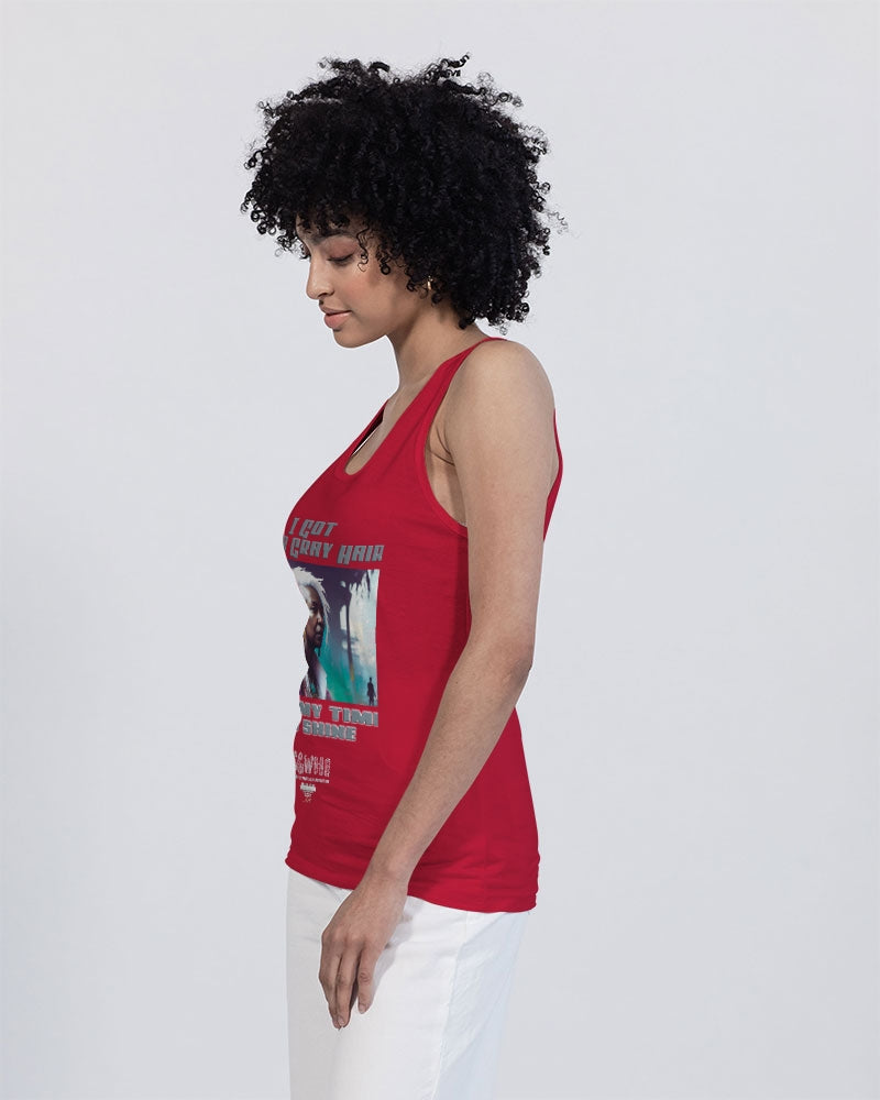 Black sister time to shine Unisex Jersey Tank | Bella + Canvas