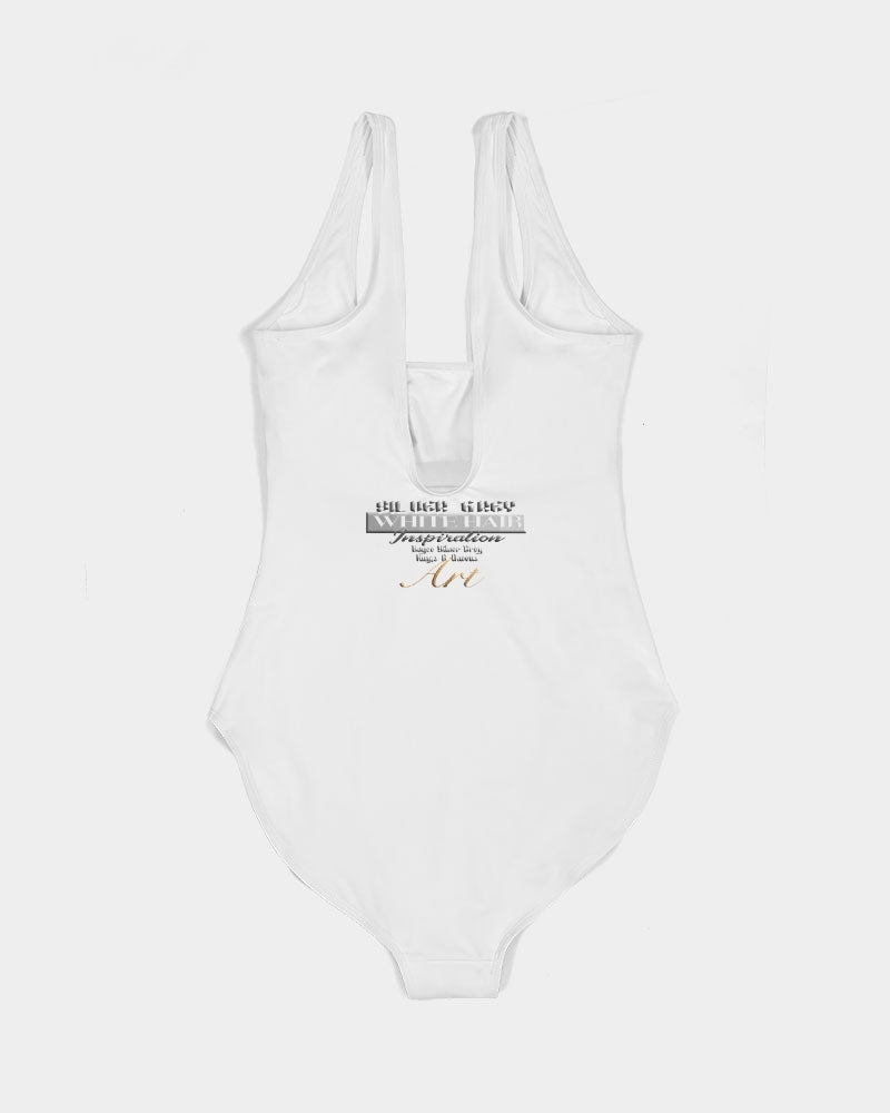 I am Still Grey Still Gorgeous Women's One-Piece Swimsuit