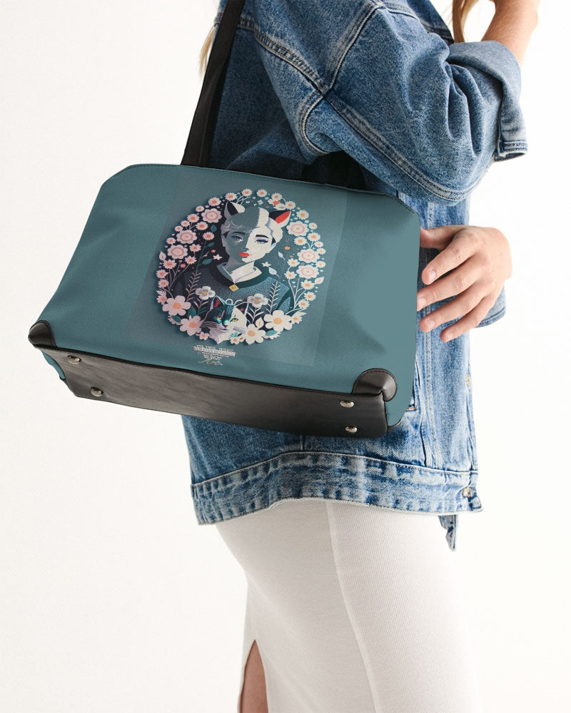 Silverfox flower Shoulder Bag