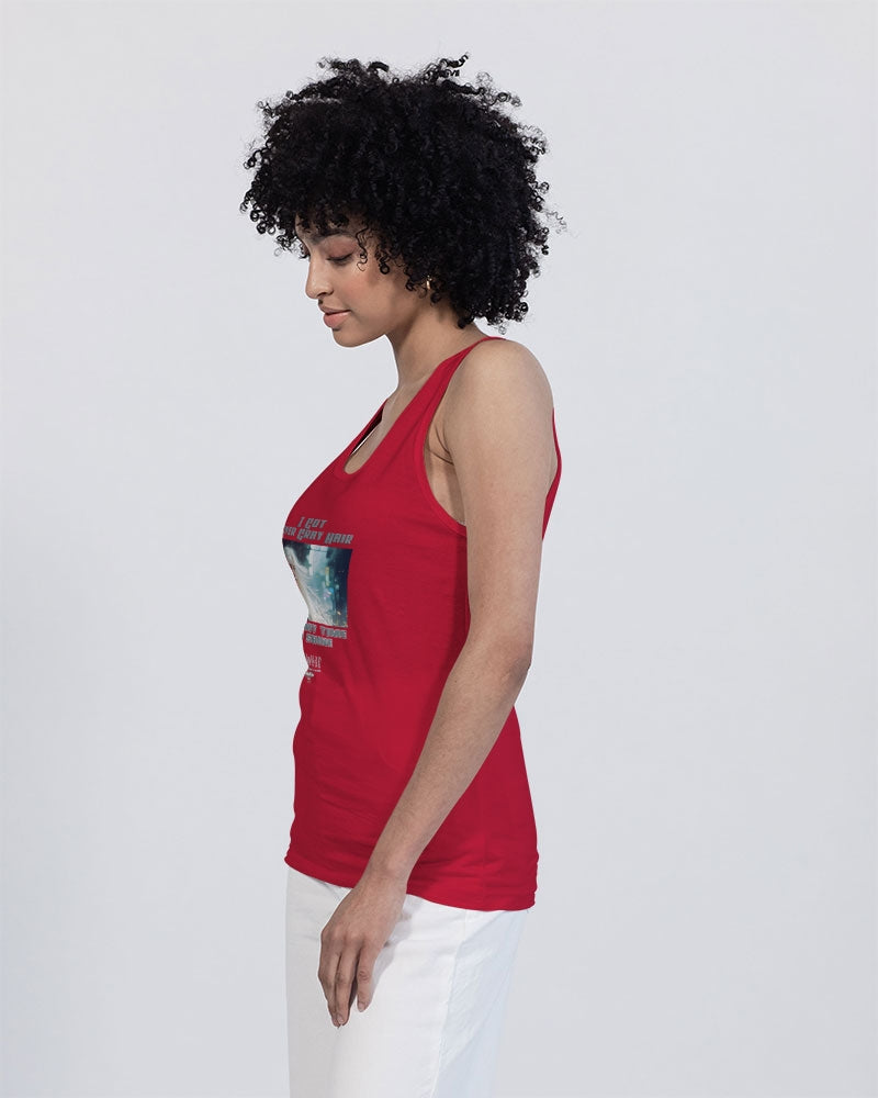 Beautiful white woman my time to shine Unisex Jersey Tank | Bella + Canvas