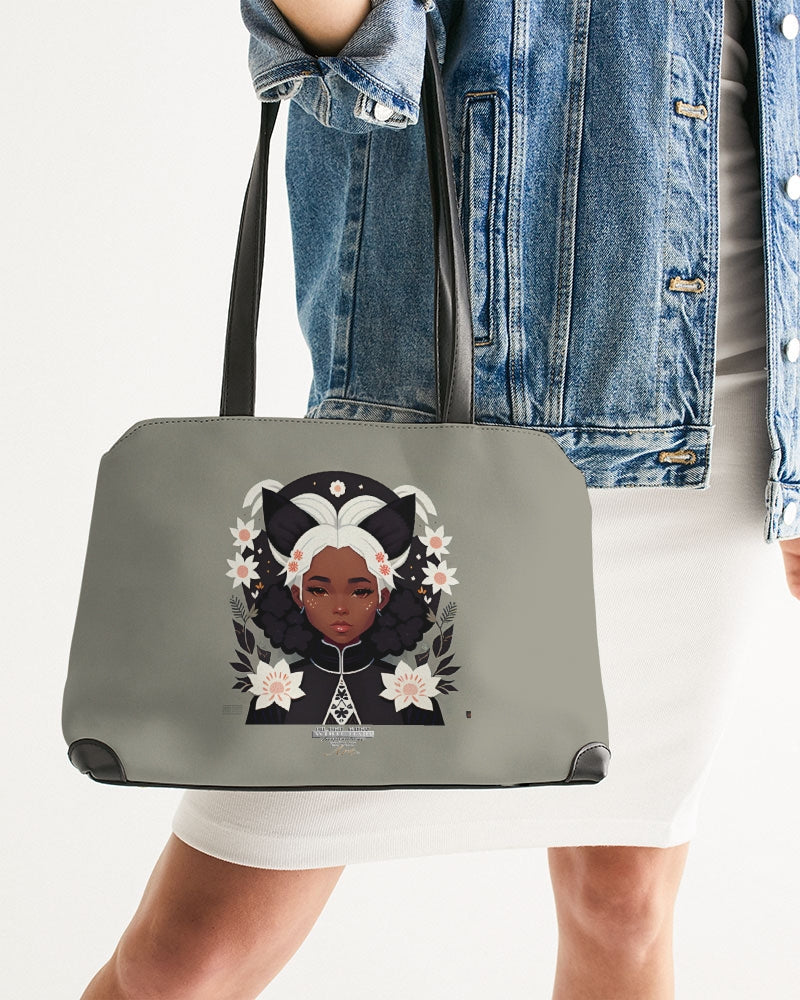 Nubian girl silver fox Shoulder Bag