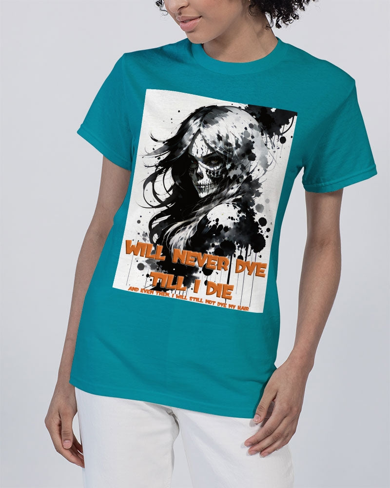 will not dye till i die Unisex Heavy Cotton T-Shirt | Gildan