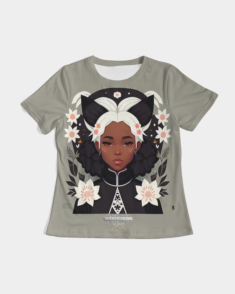 Nubian girl silver fox Women's Tee