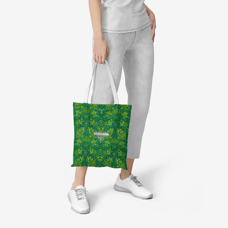 Silver grey white hair inspiration Duty and Strong Natural Canvas Tote Bags