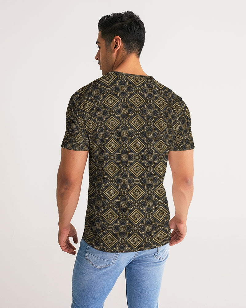 Brown Diamond pattern Men's Tee