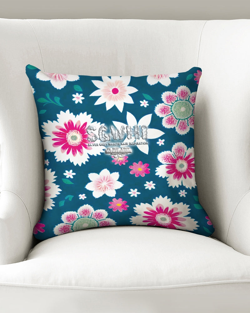 Beautiful floral pattern Throw Pillow Case 16"x16"