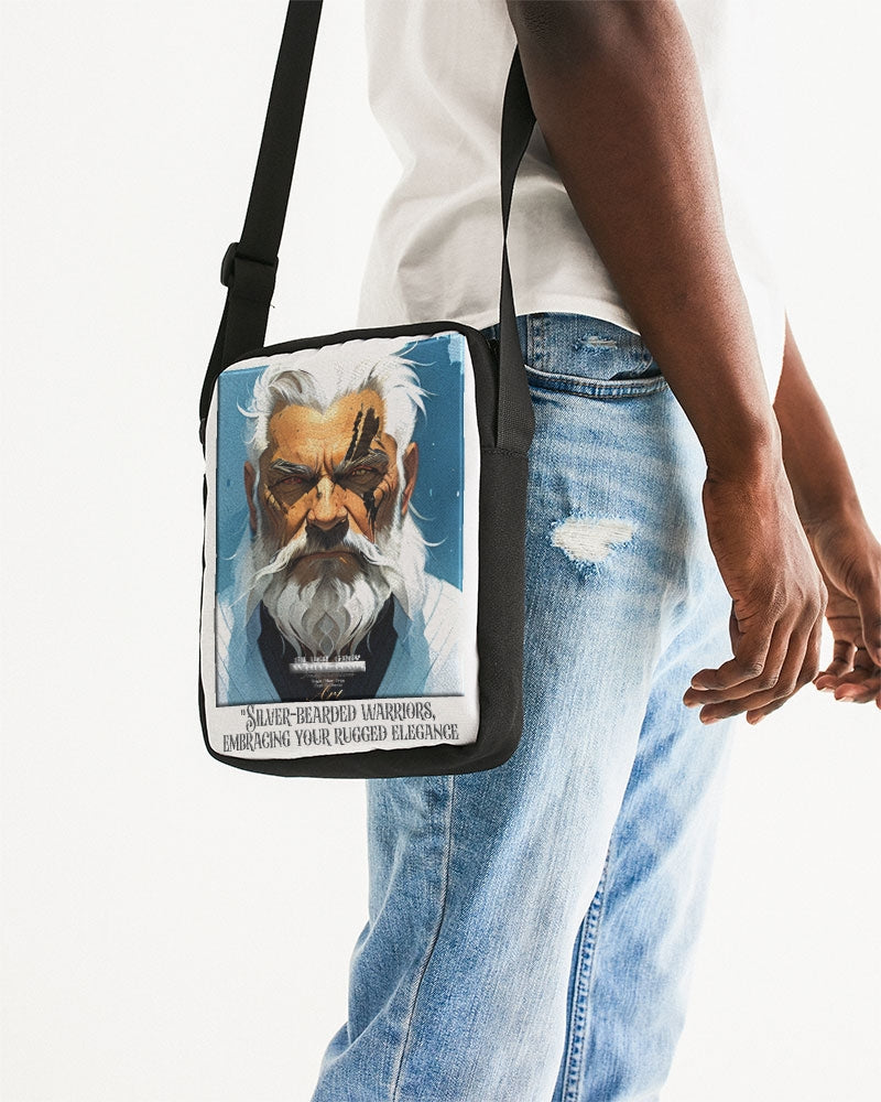 Silver bearded warrior Messenger Pouch