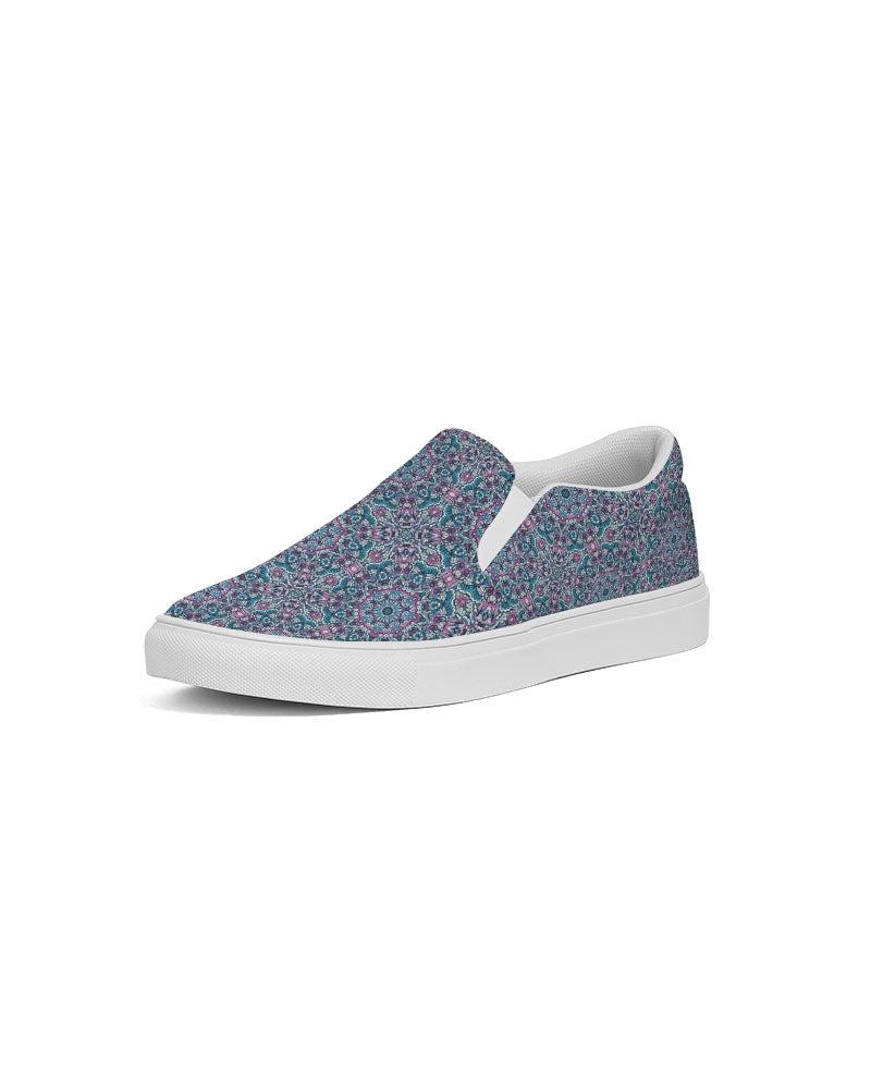 Trainers. blue mosaic Men's Slip-On Canvas Shoe