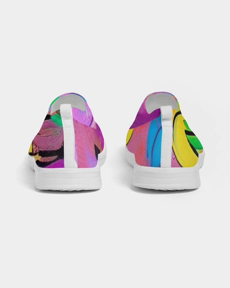 Abstract pattern for shoes Men's Slip-On Flyknit Shoe