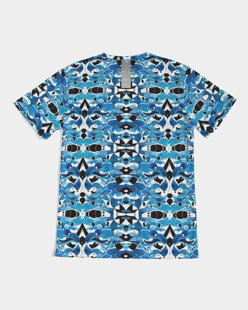 Blue Abstract pattern design Men's Tee