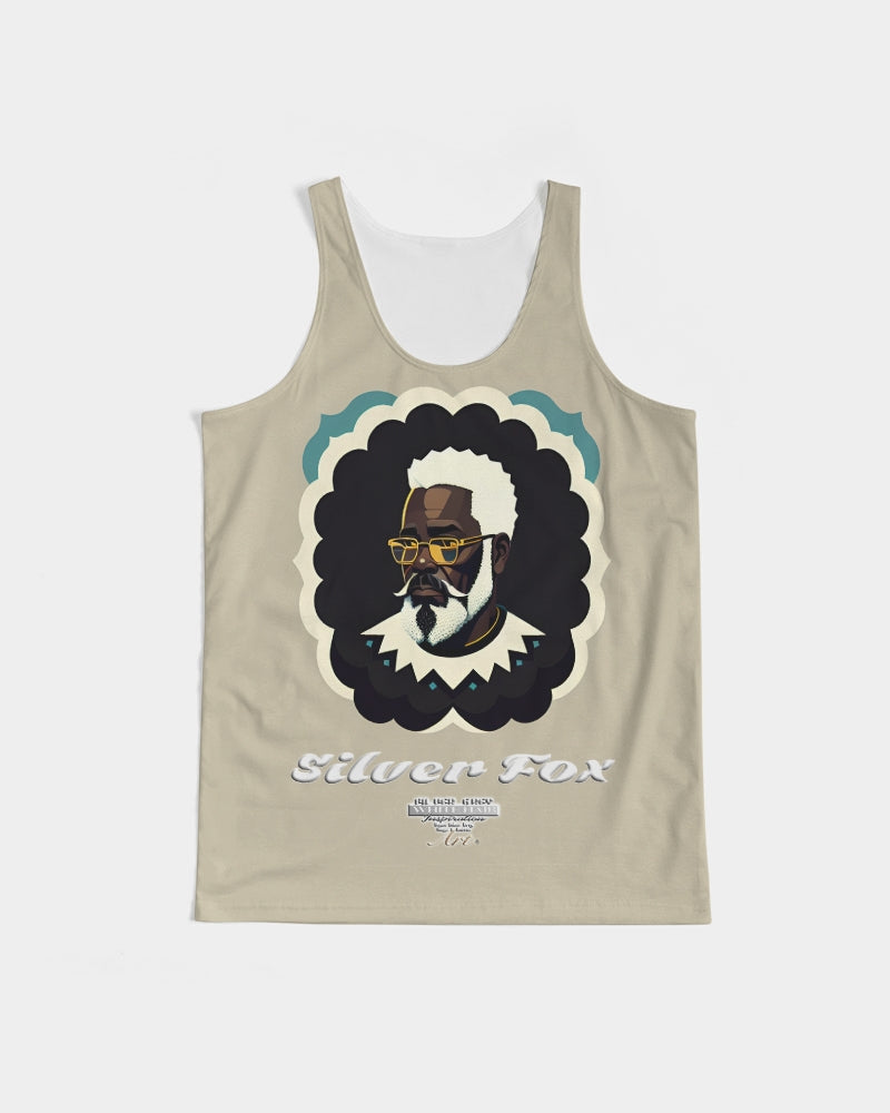 Black gentleman Silverfox Men's Tank