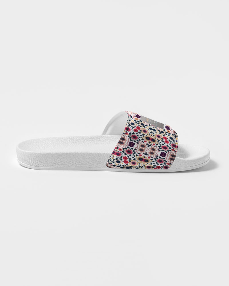 Abstract flower pattern Women's Slide Sandal