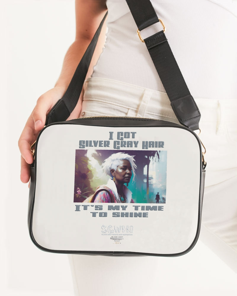 Black sister time to shine Crossbody Bag