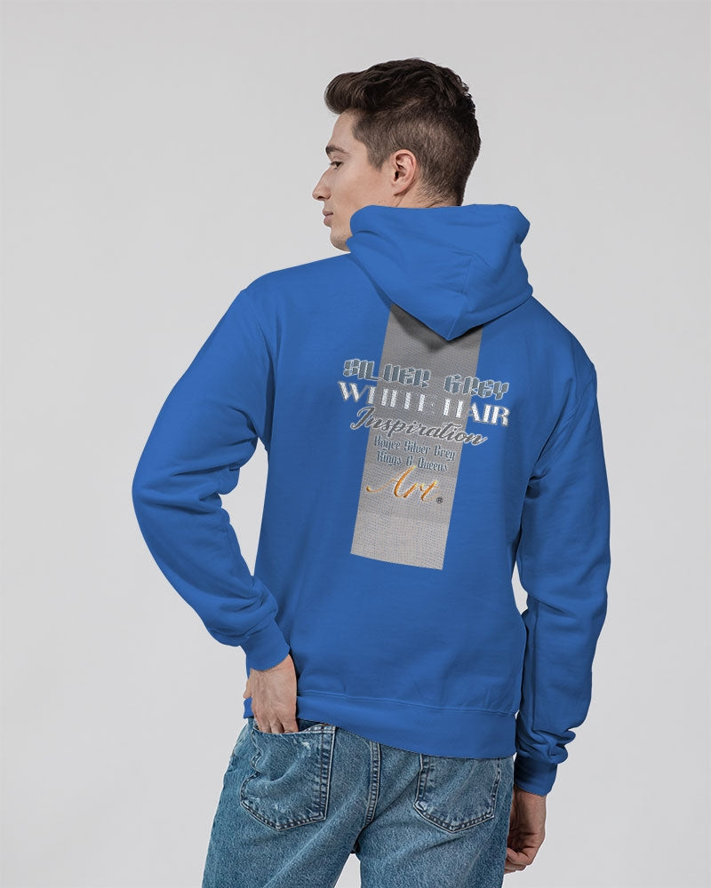 Black gentleman Silverfox Unisex Hoodie | Champion