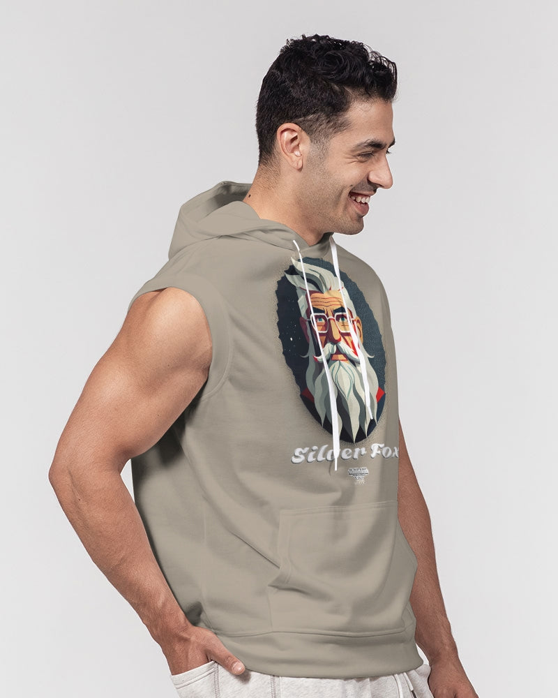 Silverfox gentlemen Men's Premium Heavyweight Sleeveless Hoodie