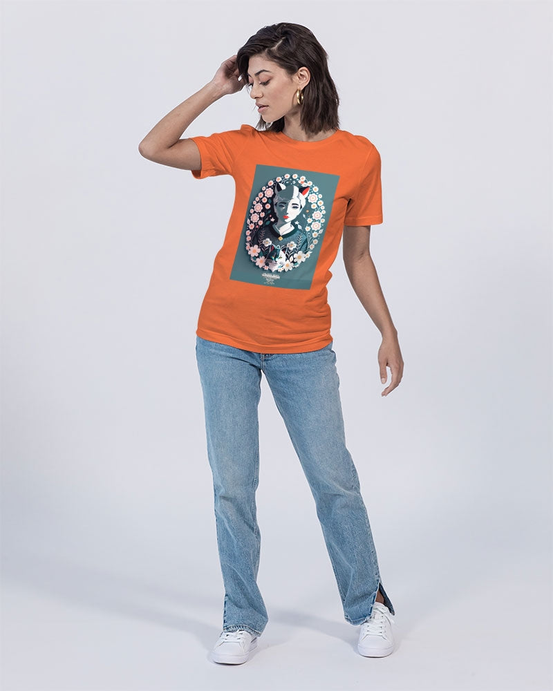 Silverfox flower Unisex Jersey Tee | Bella + Canvas