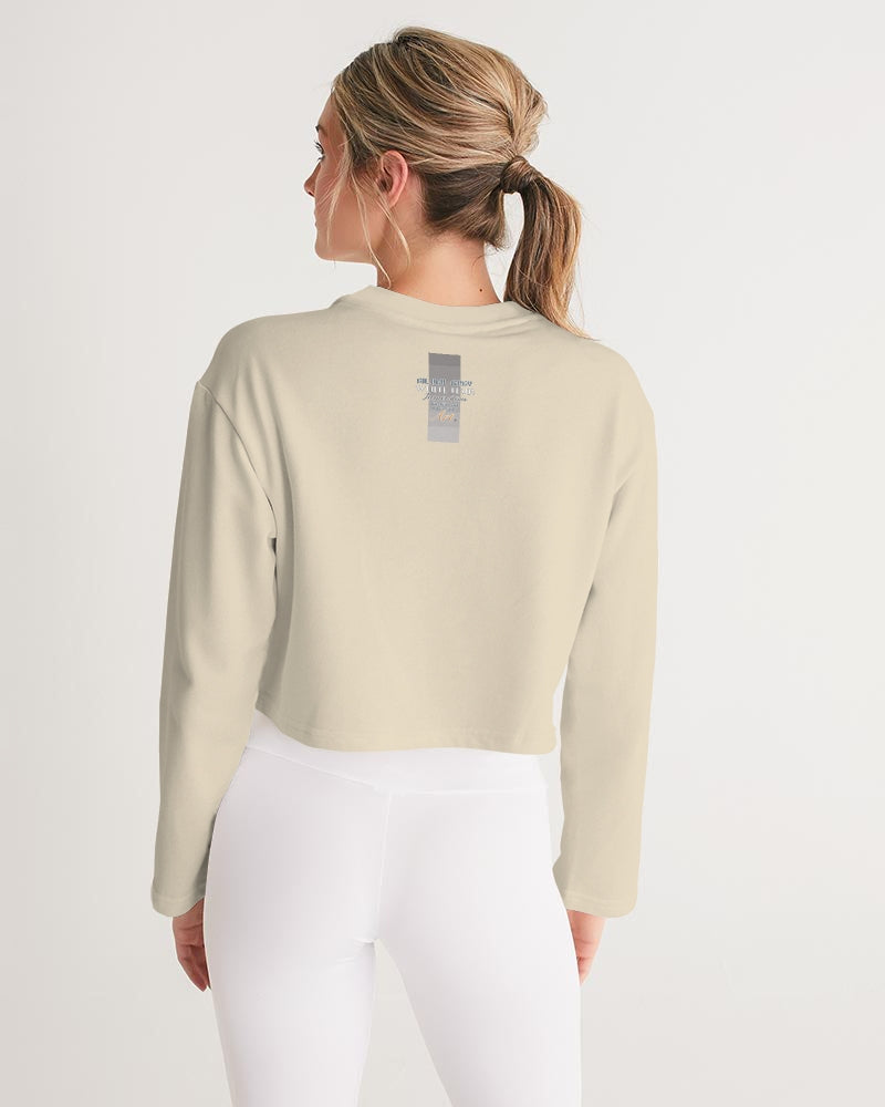 Asian silverfox Women's Cropped Sweatshirt