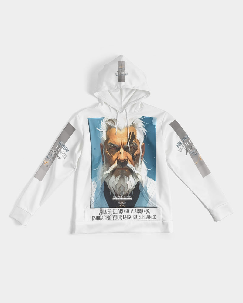 Silver bearded warrior Men's Hoodie