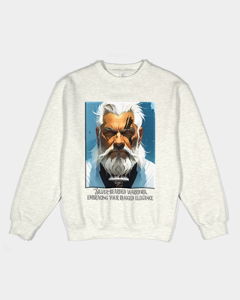 Silver bearded warrior Unisex Premium Crewneck Sweatshirt | Lane Seven