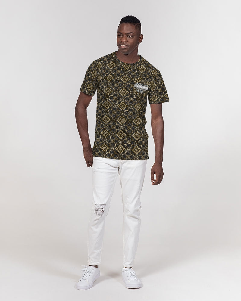 Brown Diamond pattern Men's Everyday Pocket Tee