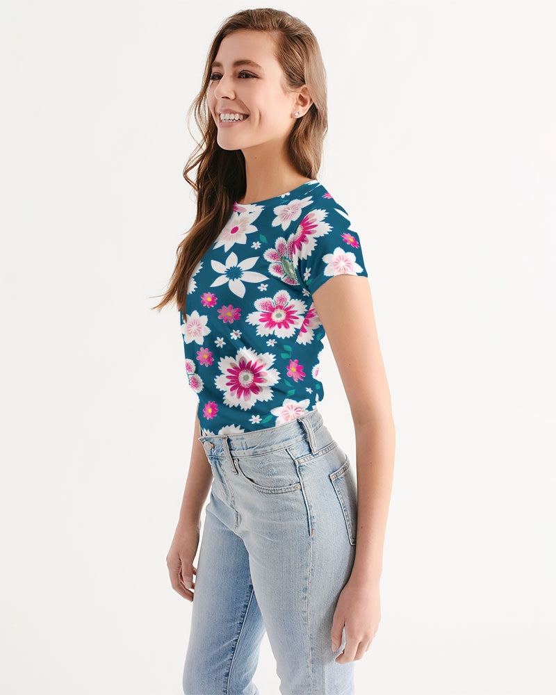 Beautiful floral pattern Women's All-Over Print Tee