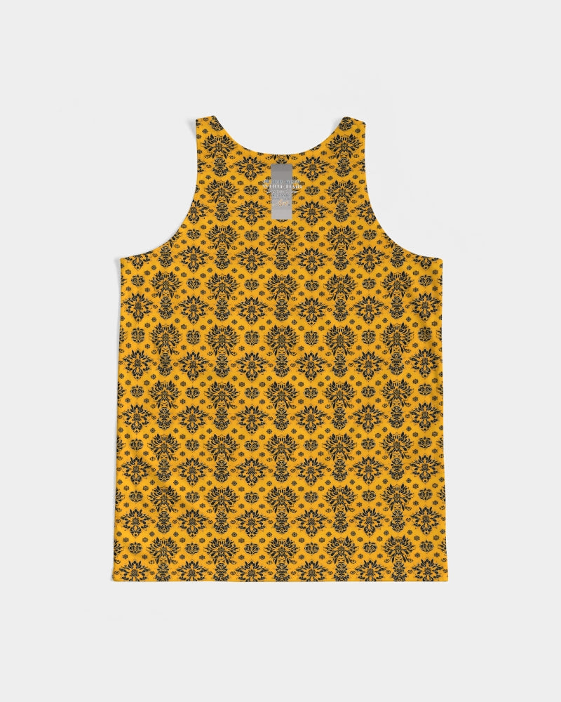 Orange and black royal design Men's Tank