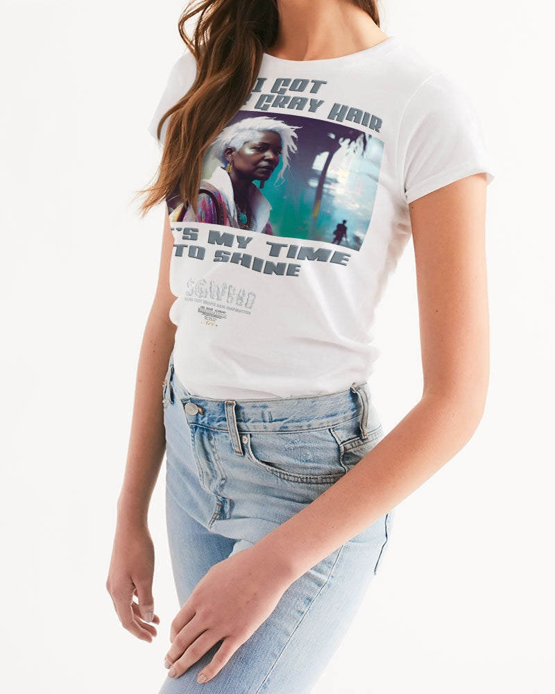 Black sister time to shine Women's All-Over Print Tee