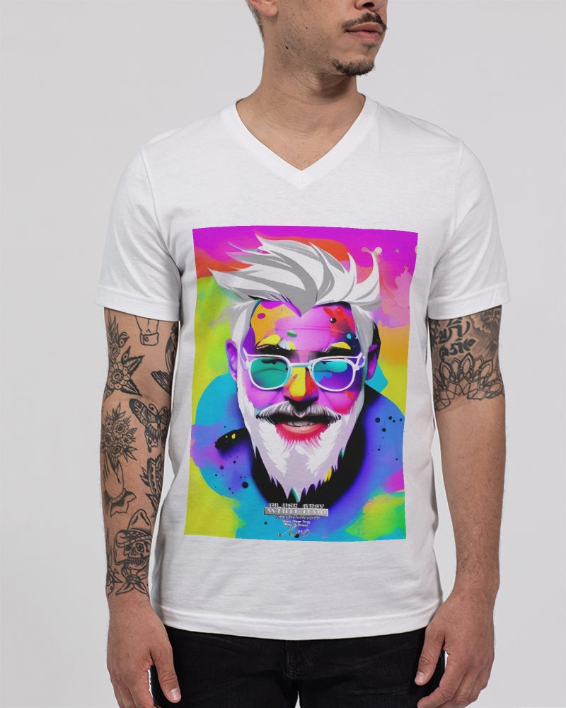 Nick Silver smile Unisex Jersey V-Neck Tee | Bella + Canvas