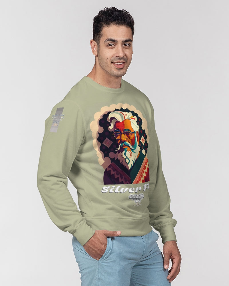 South Asian silverfox Classic French Terry Crewneck Pullover