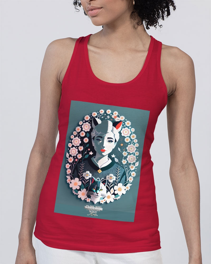 Silverfox flower Unisex Jersey Tank | Bella + Canvas