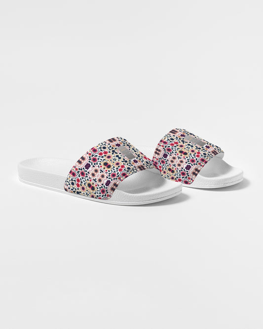 Abstract flower pattern Women's Slide Sandal