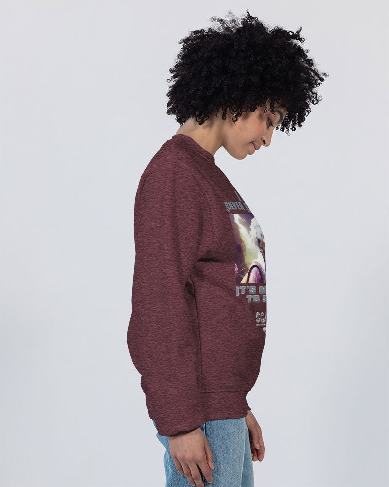 Black sister time to shine Unisex Sweatshirt | Champion