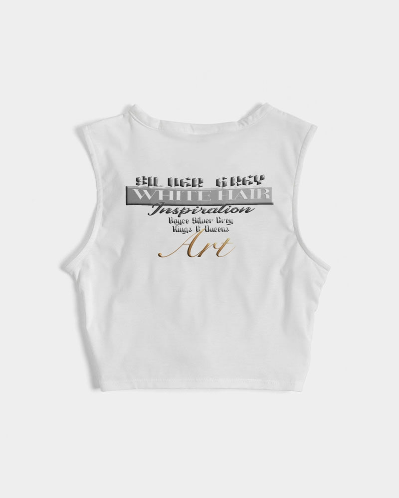 I am Still Grey Still Gorgeous Women's Twist-Front Tank