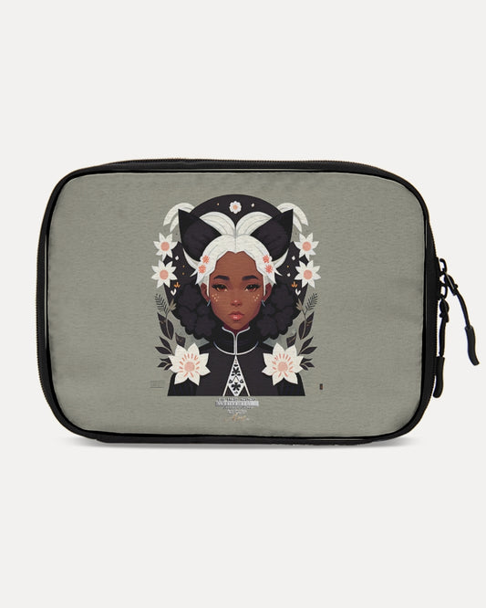 Nubian girl silver fox Large Travel Organizer