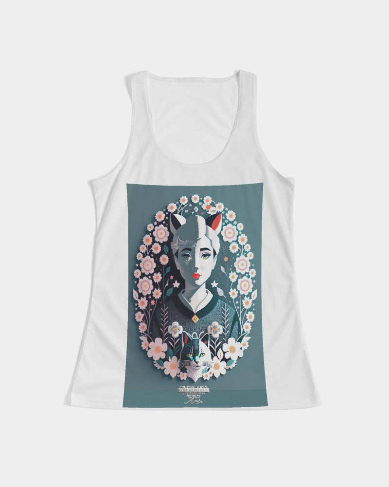 Silverfox flower Women's Tank