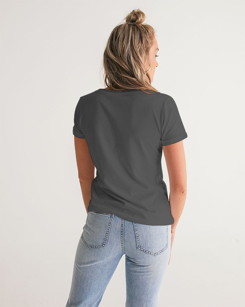 Indian Silver fox Women's V-Neck Tee