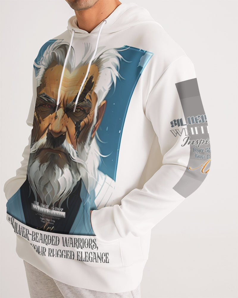 Silver bearded warrior Men's Hoodie