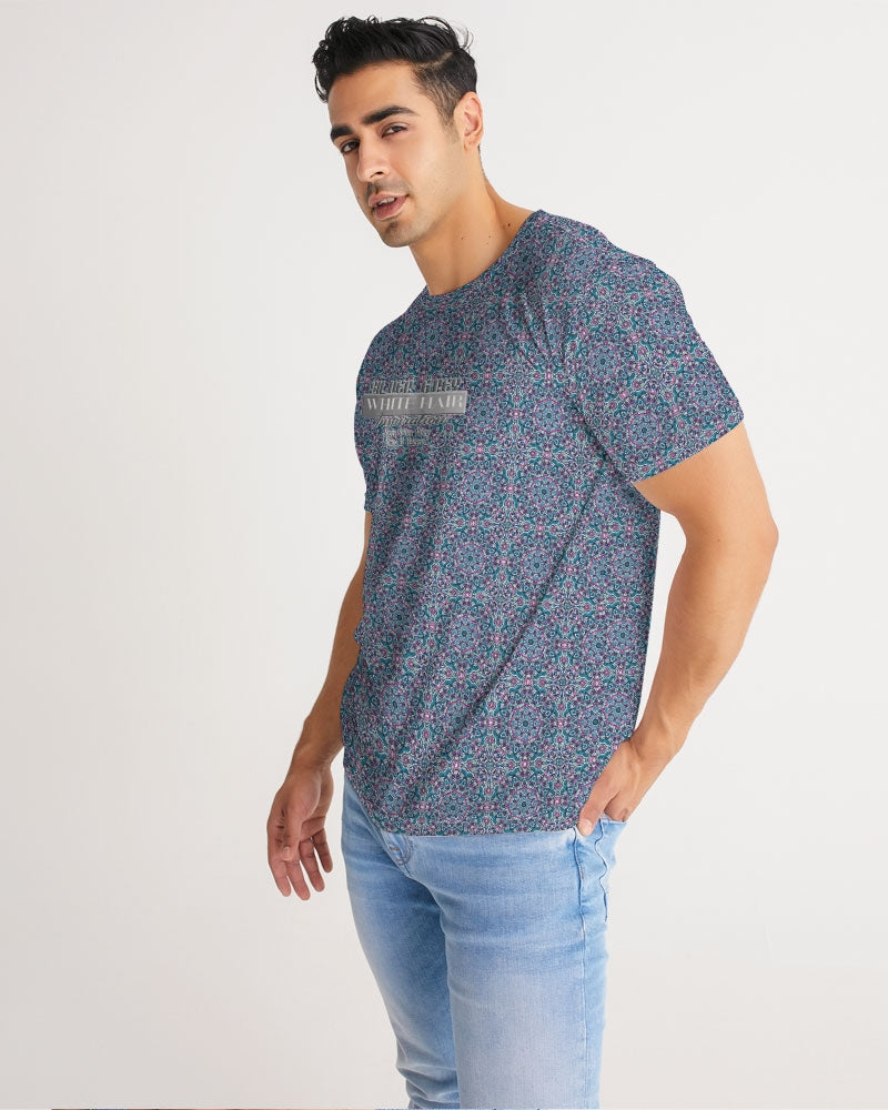 Beautiful mosaic blue pattern Men's Tee