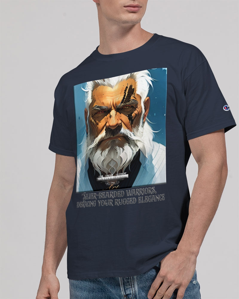 Silver bearded warrior Unisex Tee | Champion