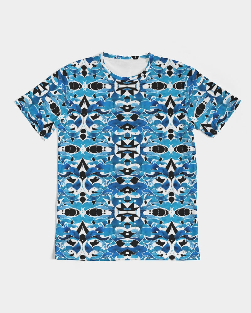 Blue Abstract pattern design Men's Tee