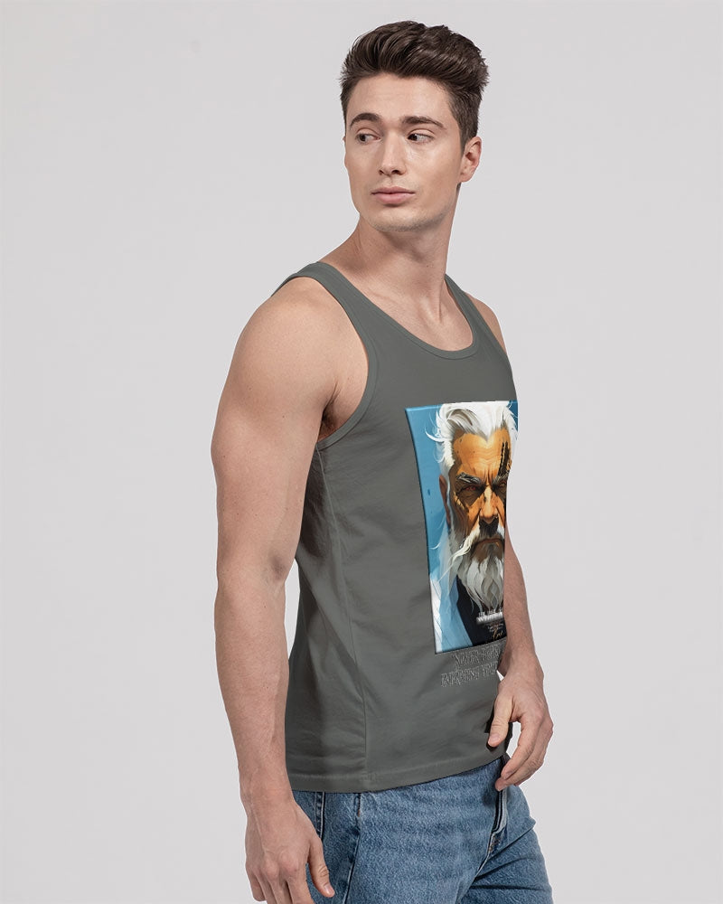 Silver bearded warrior Unisex Jersey Tank | Bella + Canvas