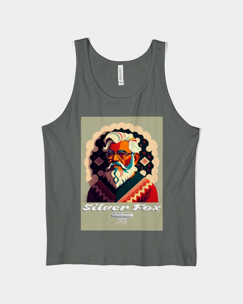 South Asian Silverfox Unisex Jersey Tank | Bella + Canvas