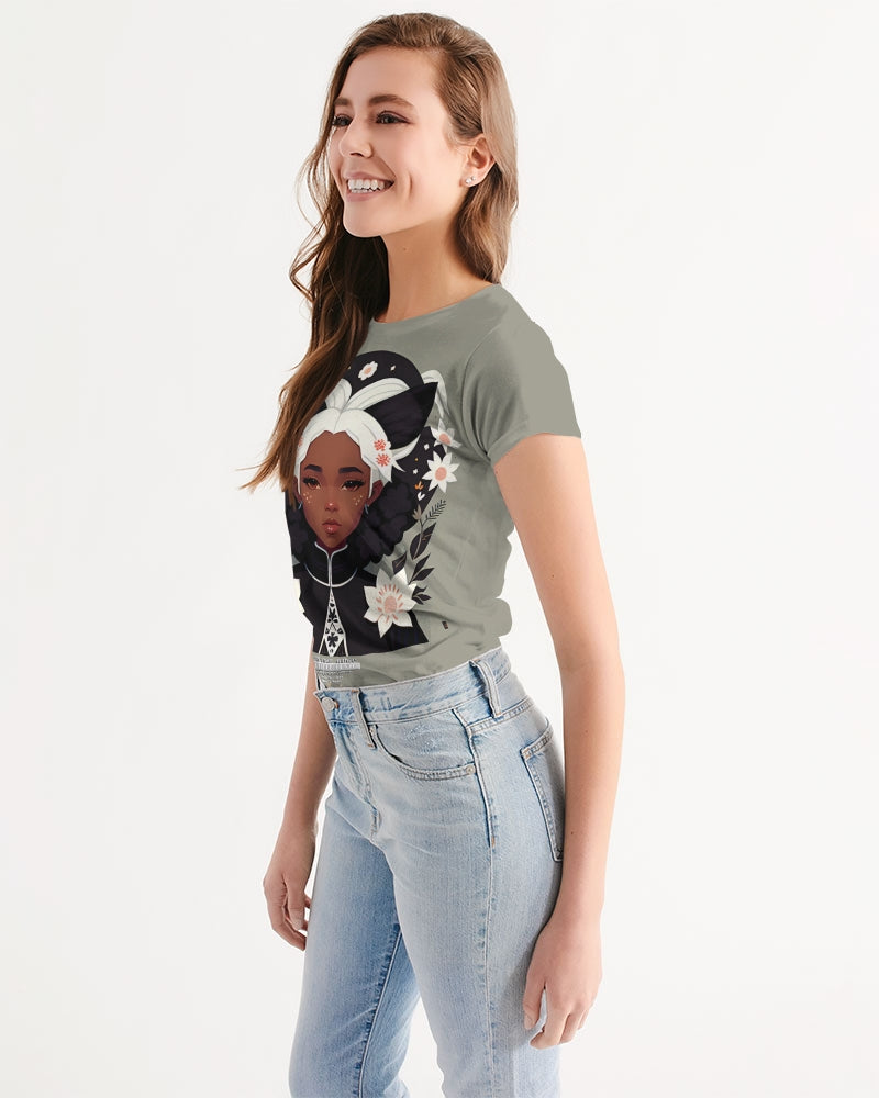 Nubian girl silver fox Women's Tee