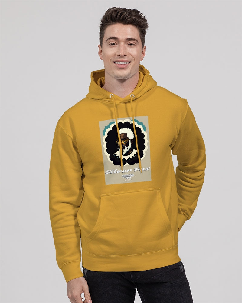 Black gentleman Silverfox Unisex Premium Pullover Hoodie | Lane Seven