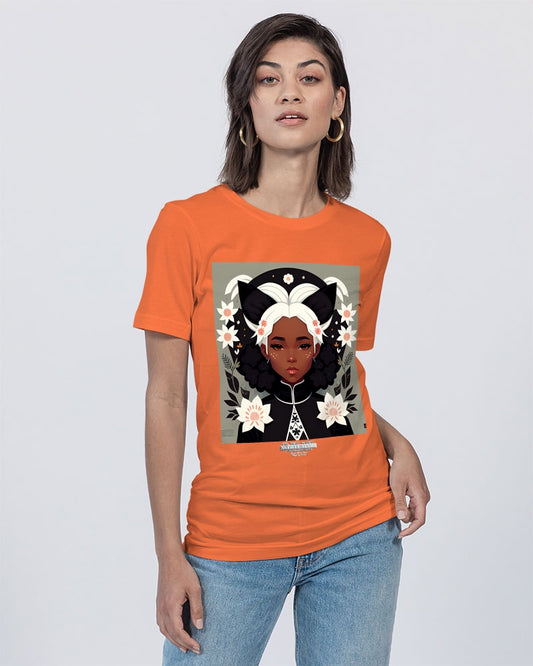 Nubian girl silver fox Unisex Jersey Tee | Bella + Canvas