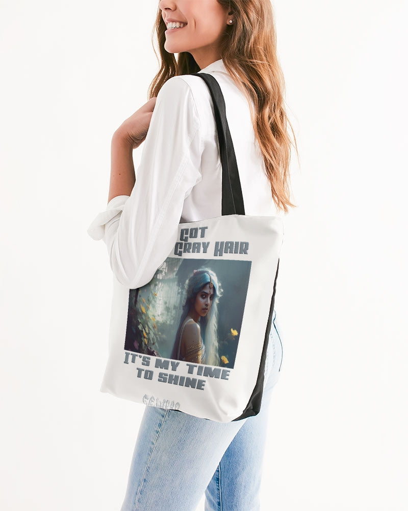 Indian sister to shine Canvas Zip Tote